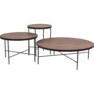 Stolik kawowy okrągły Tre 60cm Nordifra - Elegancki design
