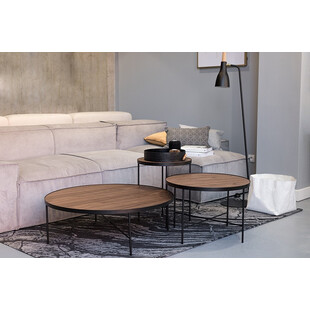 Stolik kawowy okrągły Tre 60cm Nordifra - Elegancki design