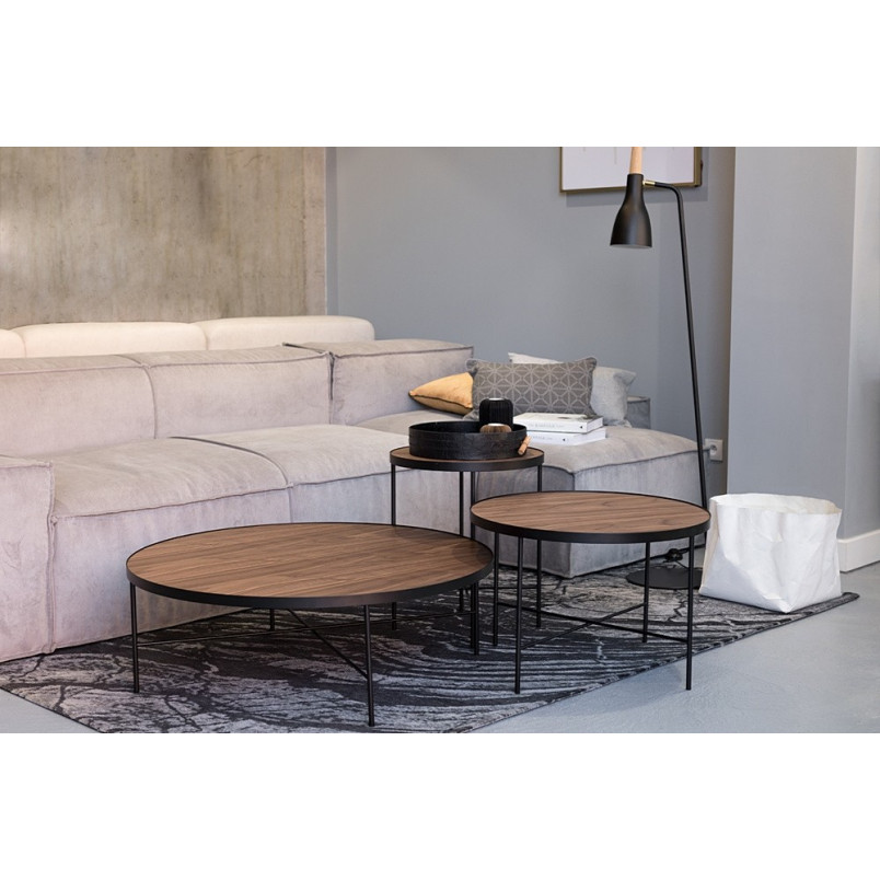 Stolik kawowy okrągły Tre 60cm Nordifra - Elegancki design