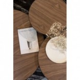 Stolik kawowy okrągły Tre 60cm Nordifra - Elegancki design