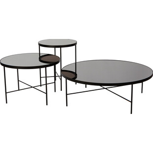 Stolik kawowy szklany Tre 60cm - Nordifra | Elegancki design