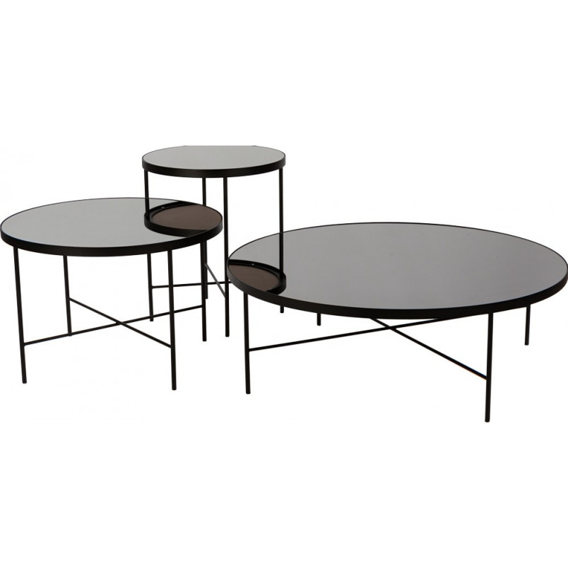 Stolik kawowy szklany Tre 60cm - Nordifra | Elegancki design