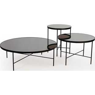 Stolik kawowy szklany Tre 60cm - Nordifra | Elegancki design
