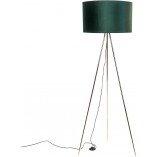 Lampa podłogowa Inga | Zielono-złota, ZumaLine - Komfort i Styl