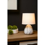 Lampa stołowa Marmo biała | Lucide - Elegancki Design