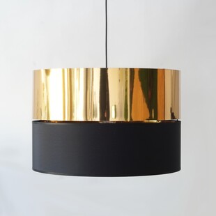Lampa wisząca glamour Hilton | Złota i czarna | TK Lighting