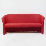 Sofa 3-osobowa czerwona Signal TM-3 | Eko Skóra
