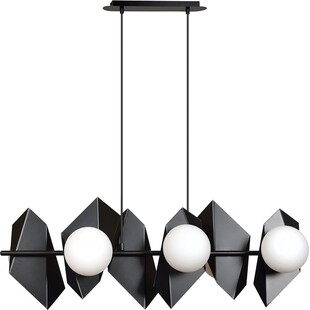Lampa wisząca Drifton VI | Czarno-biała | Emibig