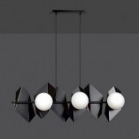 Lampa wisząca Drifton VI | Czarno-biała | Emibig