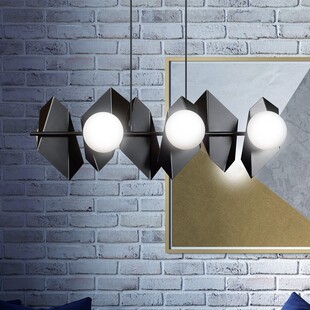 Lampa wisząca Drifton VI | Czarno-biała | Emibig
