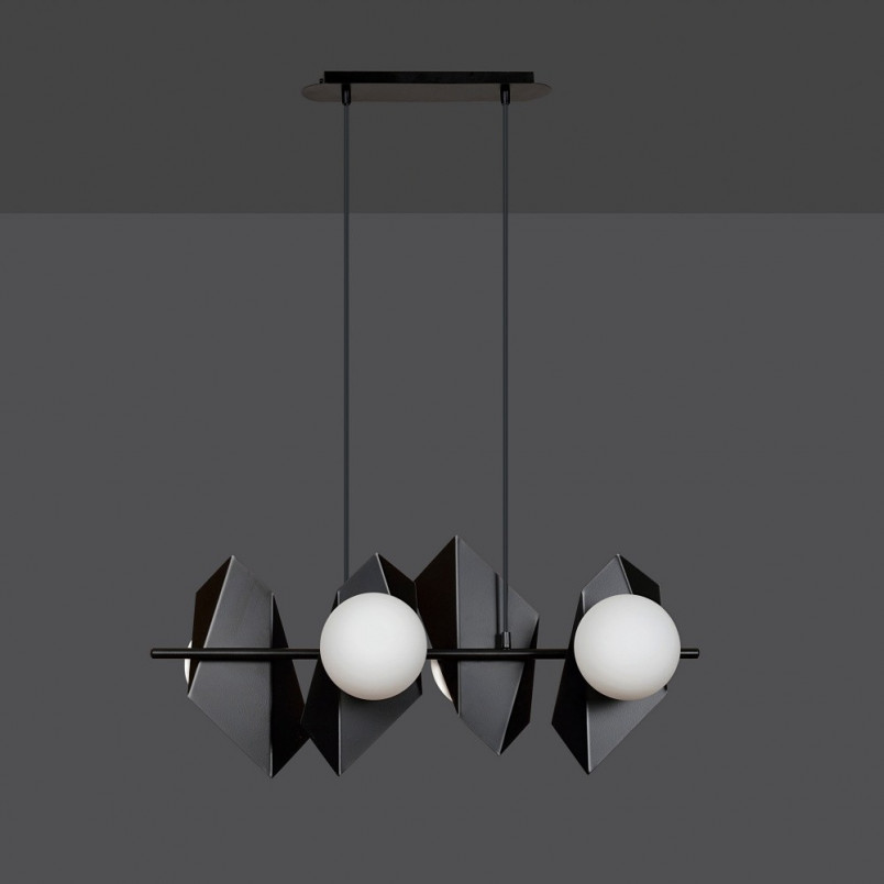 Lampa Wisząca Drifton IV Czarno-Biała | Emibig - Nowoczesne Oświetlenie