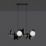Lampa Wisząca Drifton IV Czarno-Biała | Emibig - Nowoczesne Oświetlenie