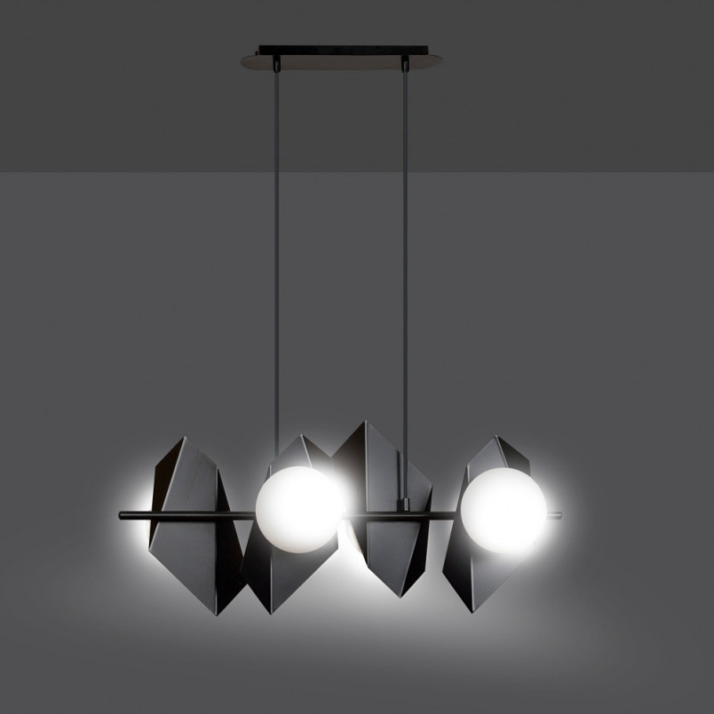 Lampa Wisząca Drifton IV Czarno-Biała | Emibig - Nowoczesne Oświetlenie