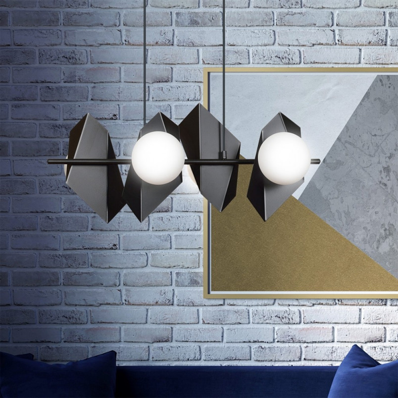 Lampa Wisząca Drifton IV Czarno-Biała | Emibig - Nowoczesne Oświetlenie