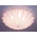 Plafon z abażurem Form 80cm biały | Nowodvorski