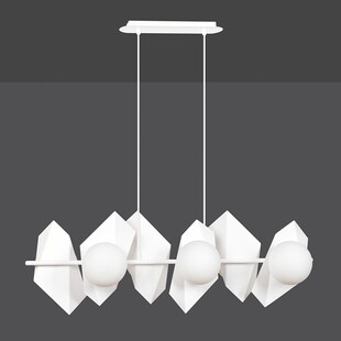 Lampa wisząca Drifton VI biała | Emibig - Nowoczesne oświetlenie