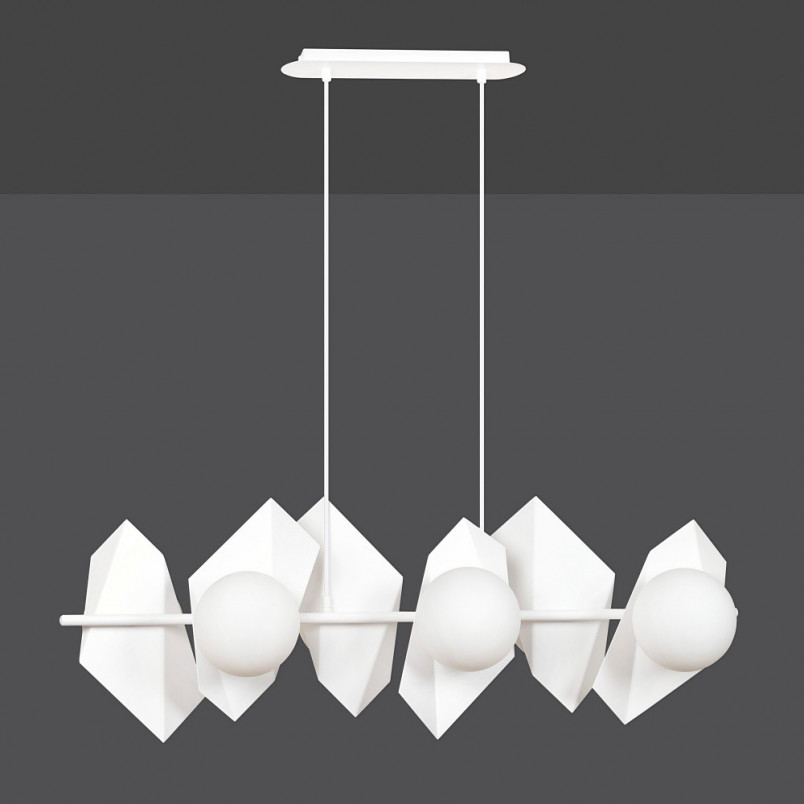 Lampa wisząca Drifton VI biała | Emibig - Nowoczesne oświetlenie