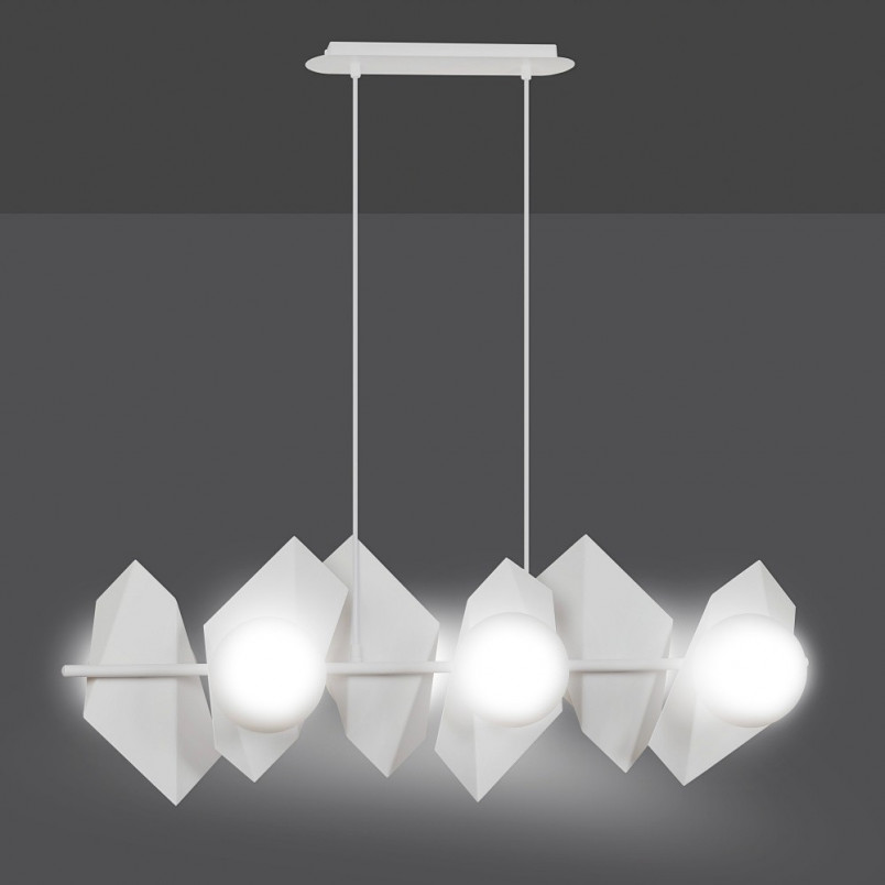 Lampa wisząca Drifton VI biała | Emibig - Nowoczesne oświetlenie