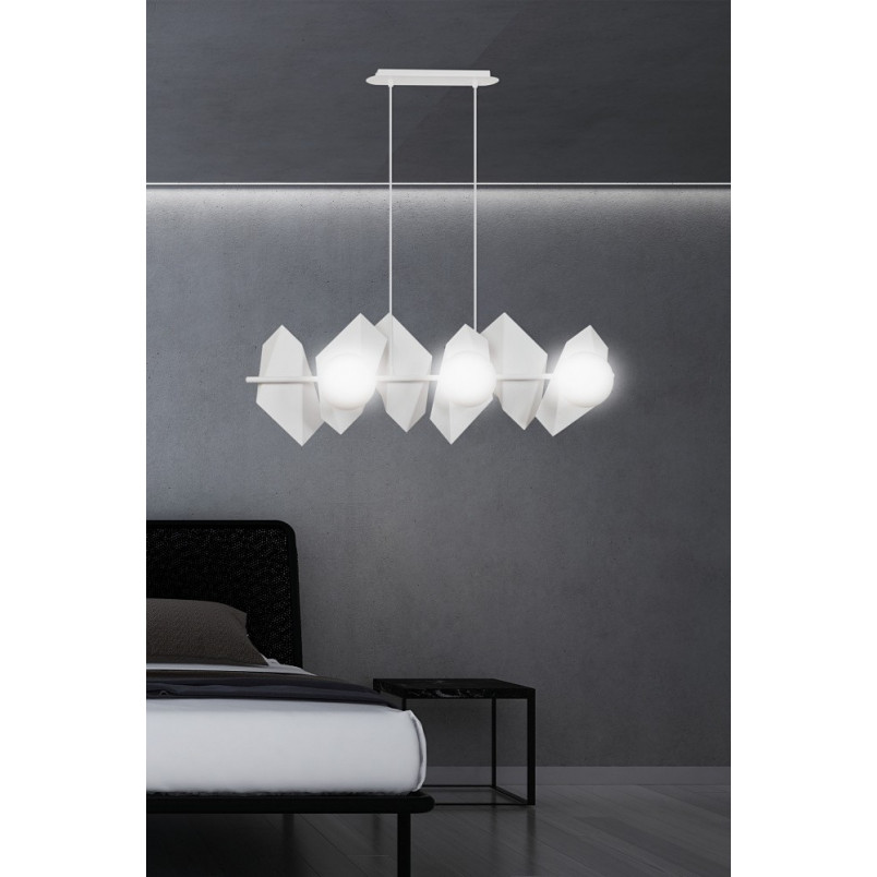 Lampa wisząca Drifton VI biała | Emibig - Nowoczesne oświetlenie