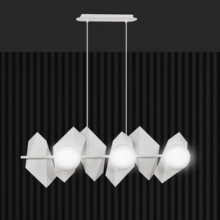 Lampa wisząca Drifton VI biała | Emibig - Nowoczesne oświetlenie