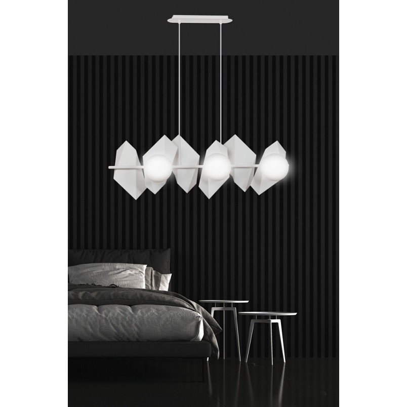 Lampa wisząca Drifton VI biała | Emibig - Nowoczesne oświetlenie