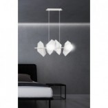 Lampa wisząca Drifton IV biała - nowoczesny design | Emibig