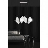 Lampa wisząca Drifton IV biała - nowoczesny design | Emibig