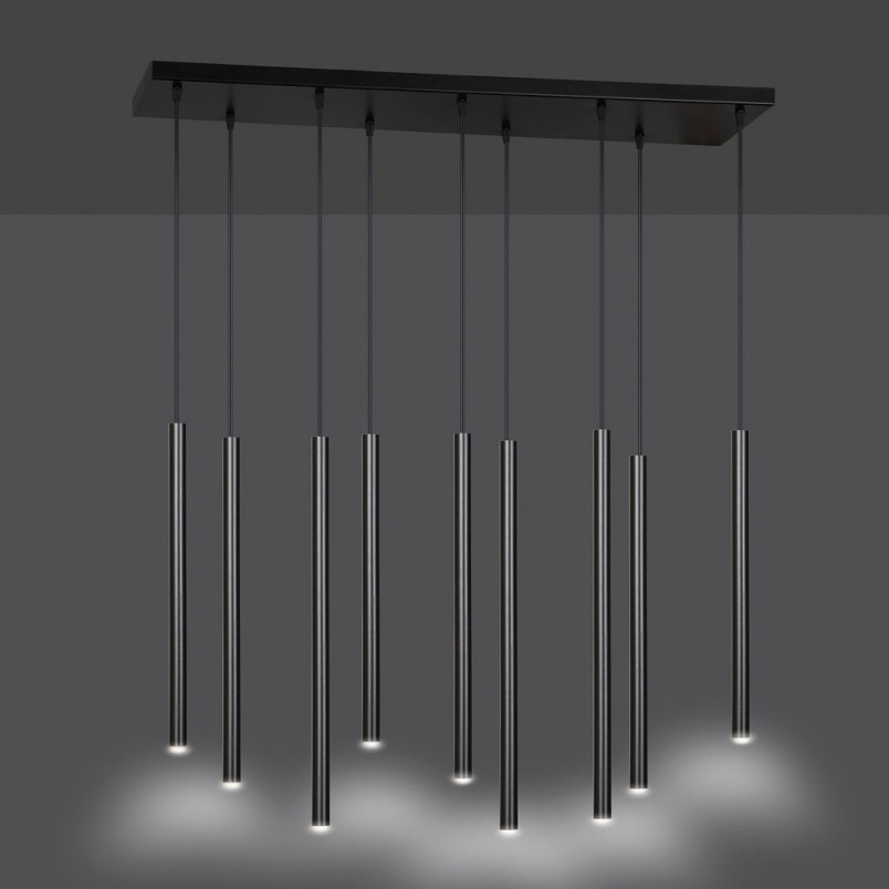 Lampa wisząca Selter IX czarna - Emibig | Nowoczesny design