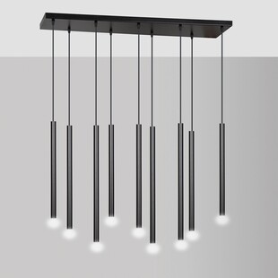 Lampa wisząca Selter IX czarna - Emibig | Nowoczesny design