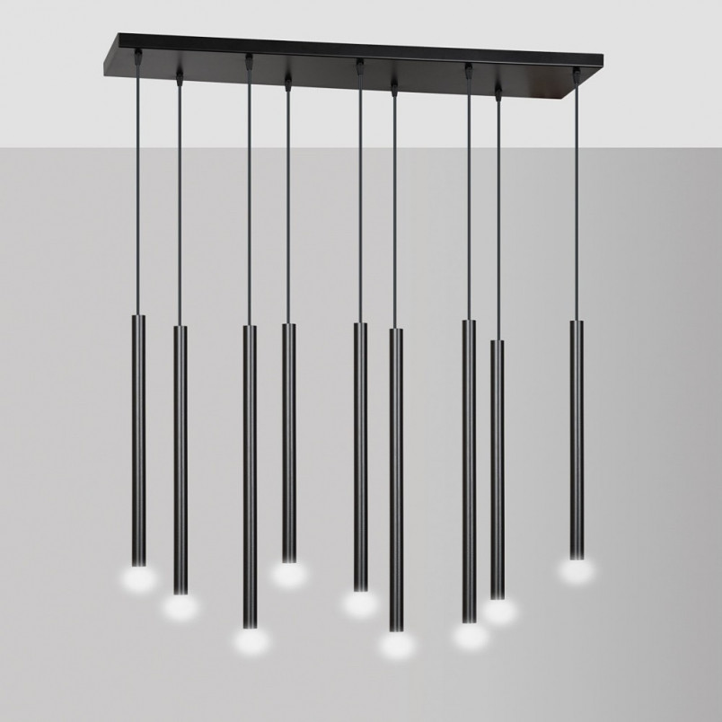 Lampa wisząca Selter IX czarna - Emibig | Nowoczesny design