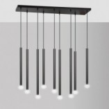 Lampa wisząca Selter IX czarna - Emibig | Nowoczesny design