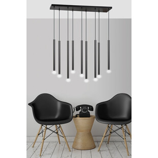 Lampa wisząca Selter IX czarna - Emibig | Nowoczesny design
