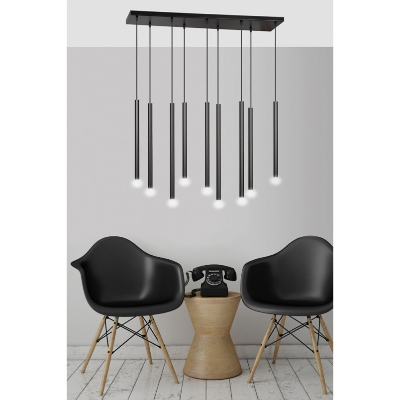 Lampa wisząca Selter IX czarna - Emibig | Nowoczesny design