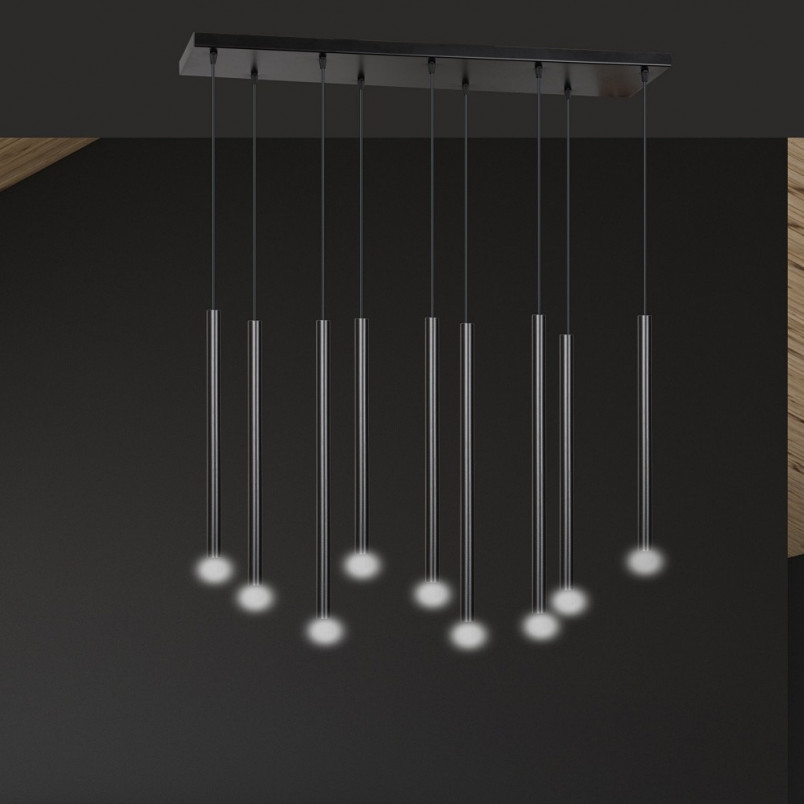 Lampa wisząca Selter IX czarna - Emibig | Nowoczesny design