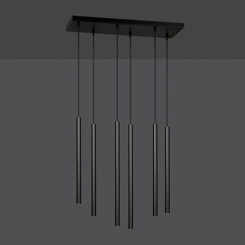 Lampa wisząca Selter VI czarna | Emibig - Minimalistyczny design