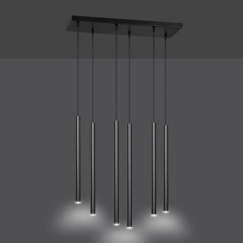 Lampa wisząca Selter VI czarna | Emibig - Minimalistyczny design