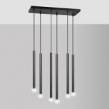 Lampa wisząca Selter VI czarna | Emibig - Minimalistyczny design