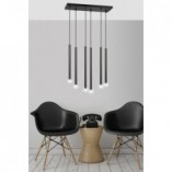 Lampa wisząca Selter VI czarna | Emibig - Minimalistyczny design