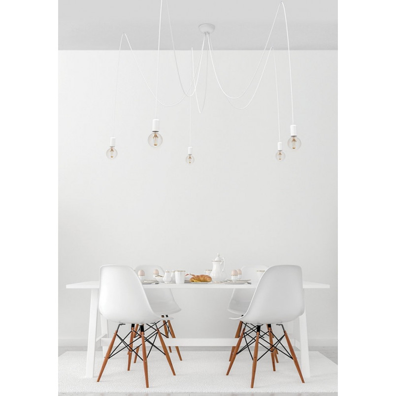 Lampa wisząca Spider VII biała | Nowodvorski - Sklep z lampami