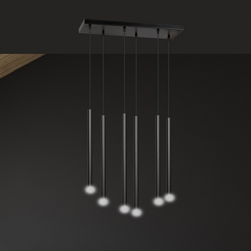 Lampa wisząca Selter VI czarna | Emibig - Minimalistyczny design