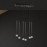 Lampa wisząca Selter VI czarna | Emibig - Minimalistyczny design