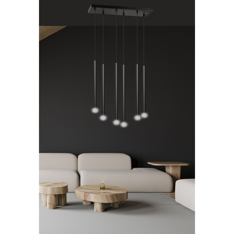 Lampa wisząca Selter VI czarna | Emibig - Minimalistyczny design