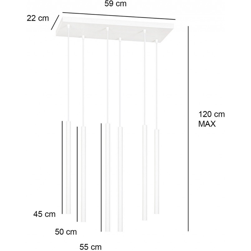 Lampa wisząca Selter VI czarna | Emibig - Minimalistyczny design