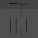 Lampa wisząca Selter IV 60cm czarna Emibig - Minimalistyczny design