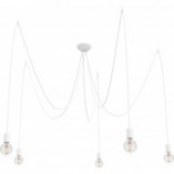 Lampa wisząca "Pająk" Spider V biała - Nowodvorski | Sklep z lampami