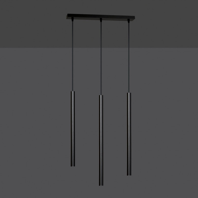 Lampa wisząca Selter III czarna - Emibig | Minimalistyczny design