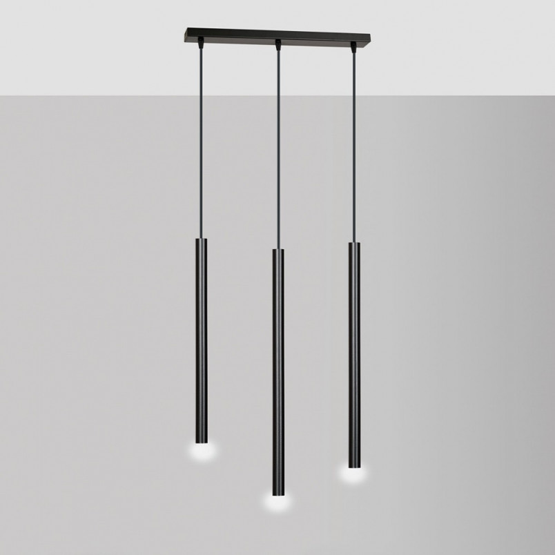 Lampa wisząca Selter III czarna - Emibig | Minimalistyczny design