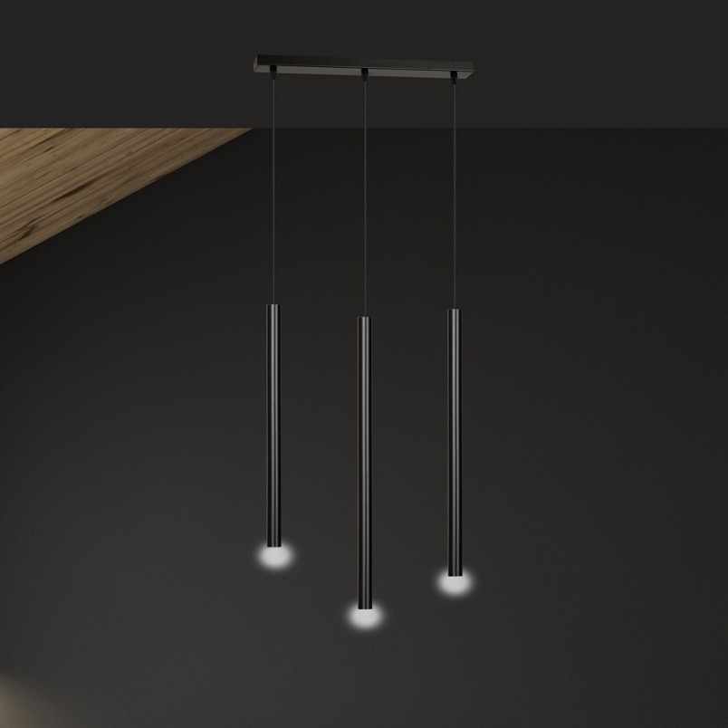 Lampa wisząca Selter III czarna - Emibig | Minimalistyczny design