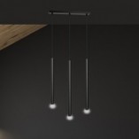 Lampa wisząca Selter III czarna - Emibig | Minimalistyczny design