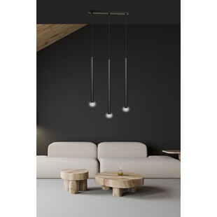 Lampa wisząca Selter III czarna - Emibig | Minimalistyczny design